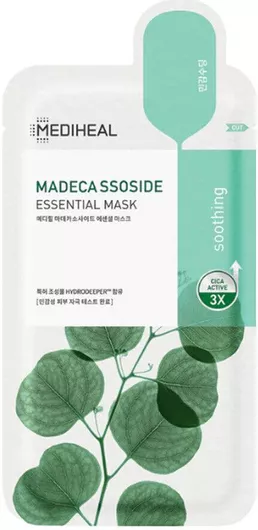 Μάσκα Προσώπου Mediheal Madecassoside Essential Mask για Σημάδια Μετά την Ακμή 24ml