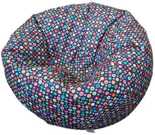Πουφ Πολυθρόνα Μπάλα Αδιάβροχη 75x75x55cm Πολύχρωμο
