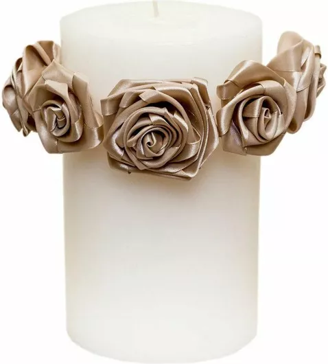 Κερί Γάμου με Τριαντάφυλλα
