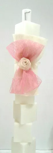 Λαμπάδα Γάμου από Μέταλλο Κύβοι