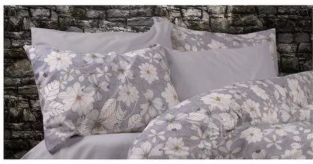 Μαξιλαροθήκη Dimcol Ήρα 426 50x70cm Γκρι