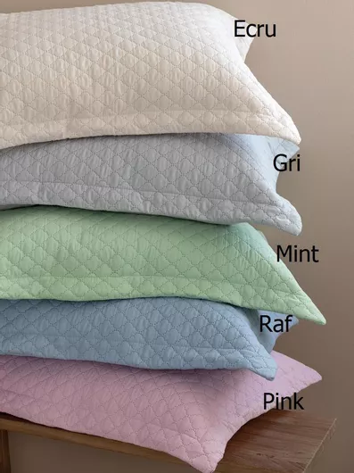 Διακοσμητική Μαξιλαροθήκη Palamaiki Oxford Καπιτονέ 48x48cm Jenn Raf