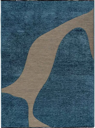Χαλί Σαλονιού Madi 4Season Stone 190x240cm Μπεζ/Πετρόλ