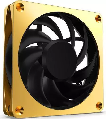 Case Fan Alphacool Apex Stealth 120mm με Σύνδεση 4-Pin PWM Χρυσό
