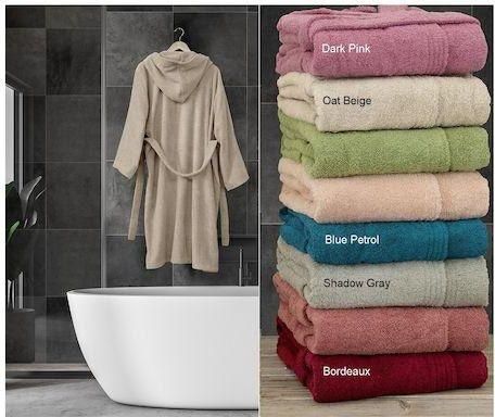 Μπουρνούζι Kocoon Molle με Κουκούλα XXL Μπλε