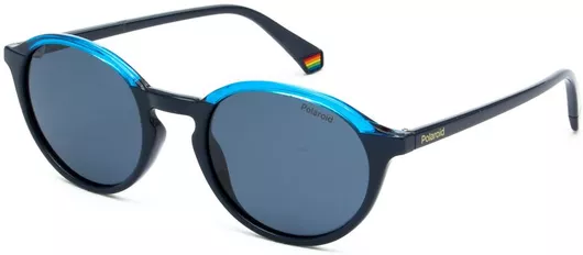 Γυαλιά Ηλίου Unisex Polaroid με Κοκκάλινο Σκελετό 5021 Μπλε