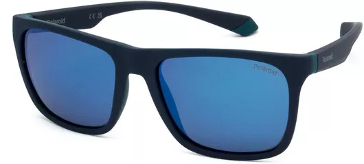 Γυαλιά Ηλίου Ανδρικά Polaroid με Κοκκάλινο Σκελετό 5718 Μπλε