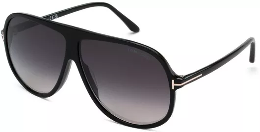 Γυαλιά Ηλίου Ανδρικά Tom Ford με Κοκκάλινο Σκελετό 62 Μαύρο