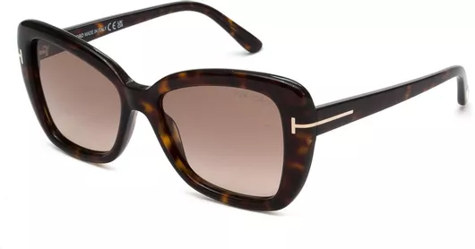 Γυαλιά Ηλίου Γυναικεία Tom Ford με Κοκκάλινο Σκελετό 5517 Καφέ