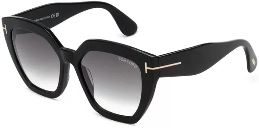 Γυαλιά Ηλίου Γυναικεία Tom Ford με Κοκκάλινο Σκελετό 5617 Μαύρο