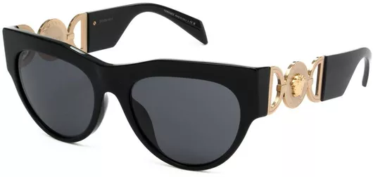 Γυαλιά Ηλίου Γυναικεία Versace  με Κοκκάλινο Σκελετό 5619 Μαύρο