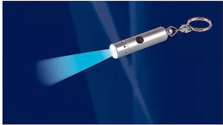 Μπρελόκ Protype από Μέταλλο με LED Ασημί