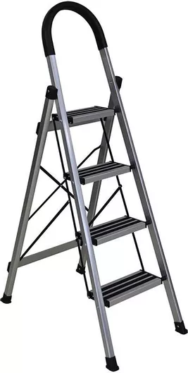 Σκάλα Αλουμινίου Bormann 069966 με 3+1 Σκαλοπάτια