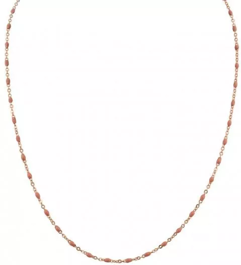 Γυναικεία Αλυσίδα Λαιμού SilverStyle NZ836P από Επιχρυσωμένο Ασήμι 925 45cm Ροζ