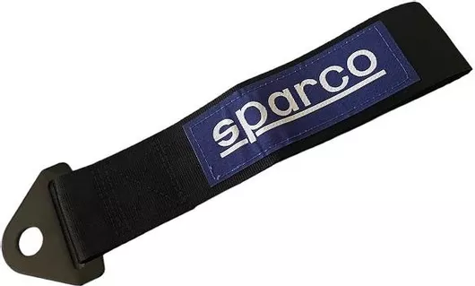 Ιμάντας Προφυλακτήρα Sparco για Ρυμούλκηση Αυτοκινήτου Μαύρο