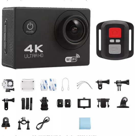 Action Camera 4K Ultra HD με Wifi 2" Μαύρο