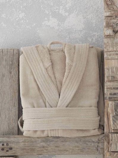 Μπουρνούζι Nima Zen με Κουκούλα Medium Μπεζ