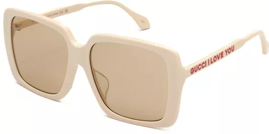 Γυαλιά Ηλίου Γυναικεία Gucci με Κοκκάλινο Σκελετό 5816 Μπεζ