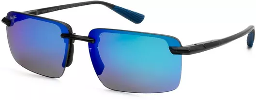 Γυαλιά Ηλίου Γυναικεία Maui Jim με Κοκκάλινο Σκελετό 6114 Μαύρο