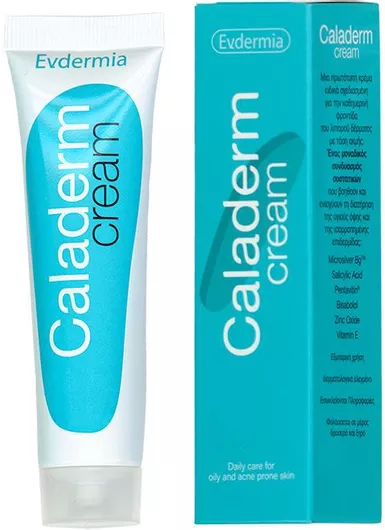 Κρέμα Προσώπου Evdermia Caladerm Ημέρας για Λιπαρές/Μικτές Επιδερμίδες κατά της Ακμής 40ml