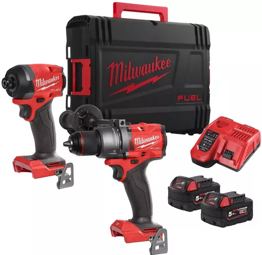 Σετ Εργαλείων Μπαταρίας Milwaukee 4933480873 Milwaukee M18 18V 5Ah με Σκληρή Θήκη
