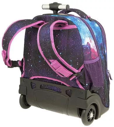 Σχολική Τσάντα Τρόλεϊ Δημοτικού Polo 901016-8276 Αστέρια για Κορίτσι 36x23x48cm 30lt Πολύχρωμο