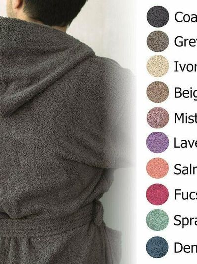 Μπουρνούζι Palamaiki Classic New με Κουκούλα XL Γκρι