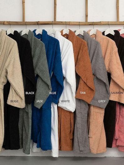 Μπουρνούζι Palamaiki Gem με Γιακά XXL Μπεζ