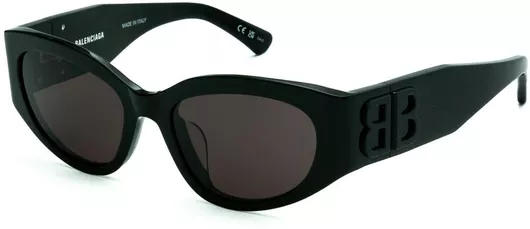 Γυαλιά Ηλίου Γυναικεία Balenciaga με Κοκκάλινο Σκελετό 5519 Μαύρο