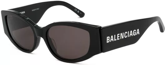 Γυαλιά Ηλίου Γυναικεία Balenciaga με Κοκκάλινο Σκελετό 5818 Μαύρο