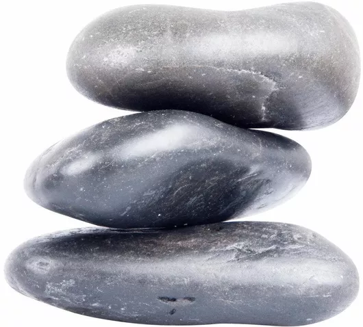 Hot Stones inSPORTline 6-8cm Σετ 3τμχ Μαύρο