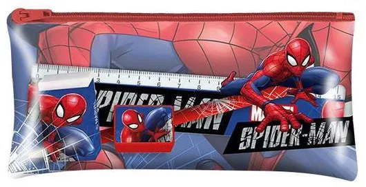 Σχολική Κασετίνα Σετ Spiderman με 1 Θήκη Γεμάτη 19x10x2cm