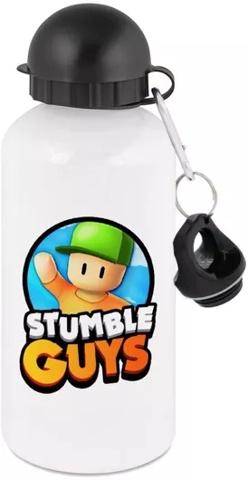 Παγούρι Stumble Guys Μεταλλικό Νερού Λευκό Αλουμινίου 500ml