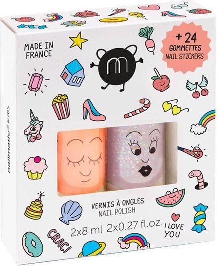 Παιχνίδι Ομορφιάς Nailmatic Kids Vernis A Ongles 2-Pack Παιδικά Μανό Flamingo Polly 2τμχ