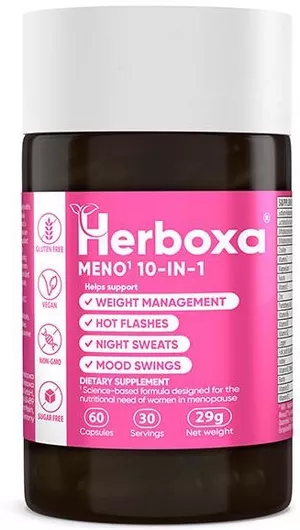 Herboxa Meno 10 in 1 Ειδικό Συμπλήρωμα Διατροφής για τις Διατροφικές Ανάγκες στην Εμμηνόπαυση