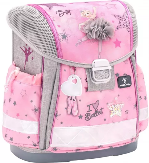 Σχολική Τσάντα Νηπίου Πλάτης Belmil Ballet Ροζ / Γκρι