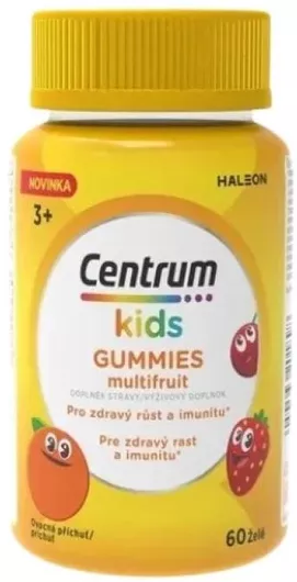 Centrum Kids Gummies Πολυβιταμίνη για την Υποστήριξη της Υγιούς Ανάπτυξης των Παιδιών για Ενίσχυση του Ανοσοποιητικού Multifruit 60 Ζελεδάκια