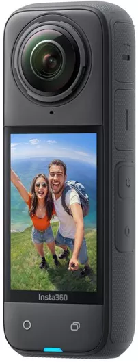 Action Camera Insta360 X4 8K Λήψης 360° Υποβρύχια με WiFi Μαύρη με Οθόνη 2.5"
