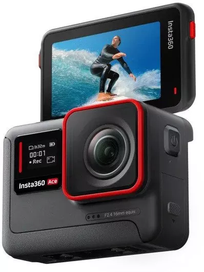 Action Camera Insta360 Ace 6K Υποβρύχια με WiFi & Οθόνη