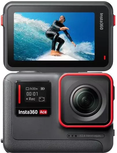 Action Camera Insta360 Ace 6K Υποβρύχια με WiFi & Οθόνη