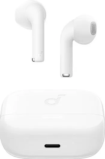 Soundcore by Anker K20i Earbud Bluetooth Handsfree Ακουστικά με Αντοχή στον Ιδρώτα & Θήκη Φόρτισης Λευκό