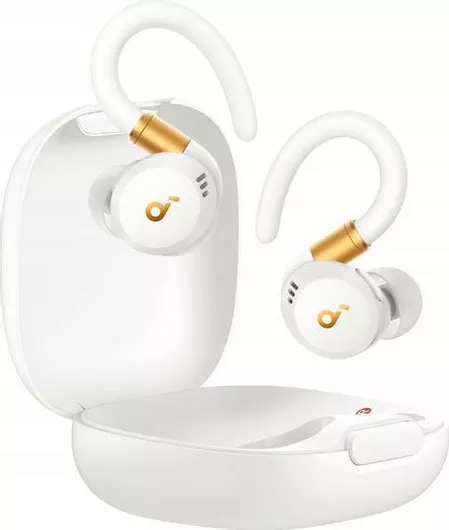 Bluetooth Handsfree Ακουστικά Soundcore by Anker Sport X20 In-ear με Αντοχή στον Ιδρώτα & Θήκη Φόρτισης Λευκό