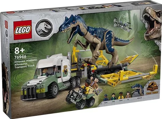 Lego Jurassic World: Chaos Theory - Dinosaur Missions Allosaurus Transport Truck για 8+ Ετών #76966
