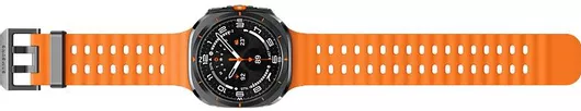 Samsung Galaxy Watch Ultra 47mm LTE Titanium Case Grey & Silicone Strap Orange