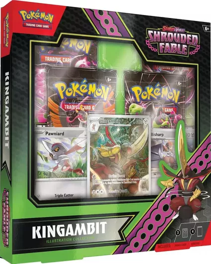 Trading Card Games Pokemon TCG Scarlet & Violet Shrouded Fable Illustration Collection - Kingambit για 6+ Ετών