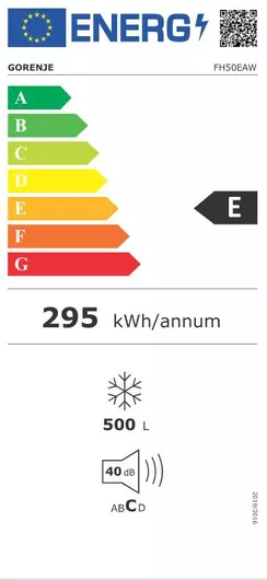 Καταψύκτης Gorenje FH50EAW Μπαούλο 500lt