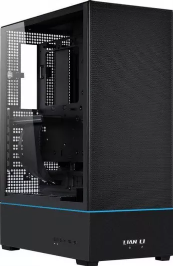 Κουτί Υπολογιστή Lian Li SUP01 Midi Tower με Πλαϊνό Παράθυρο και RGB Φωτισμό Μαύρο