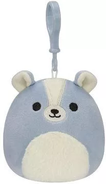 Μπρελόκ Squishmallows Λούτρινο Sol Η Νυφίτσα 9cm Γαλάζιο
