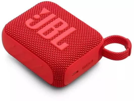 JBL Go 4 Αδιάβροχο Ηχείο Bluetooth 4.2W με Διάρκεια Μπαταρίας έως 7 ώρες Κόκκινο