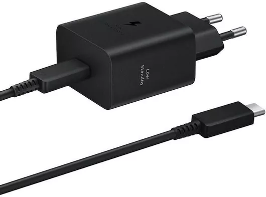 Φορτιστής Samsung New Fast GaN Travel Charger 45W Type-C σε Type-C Μαύρο